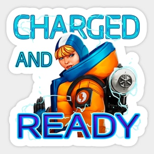 Wattson - Charged And Ready Sticker